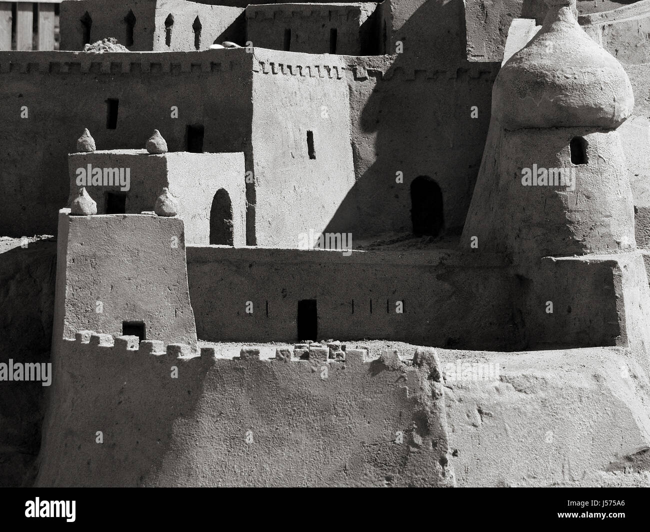 constructed of sand Stock Photo - Alamy