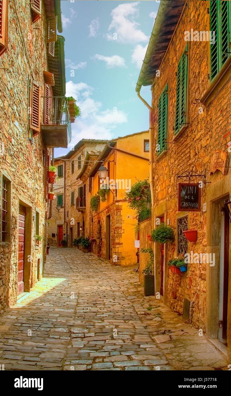 Montefioralle, Tuscany, Italy Stock Photo - Alamy