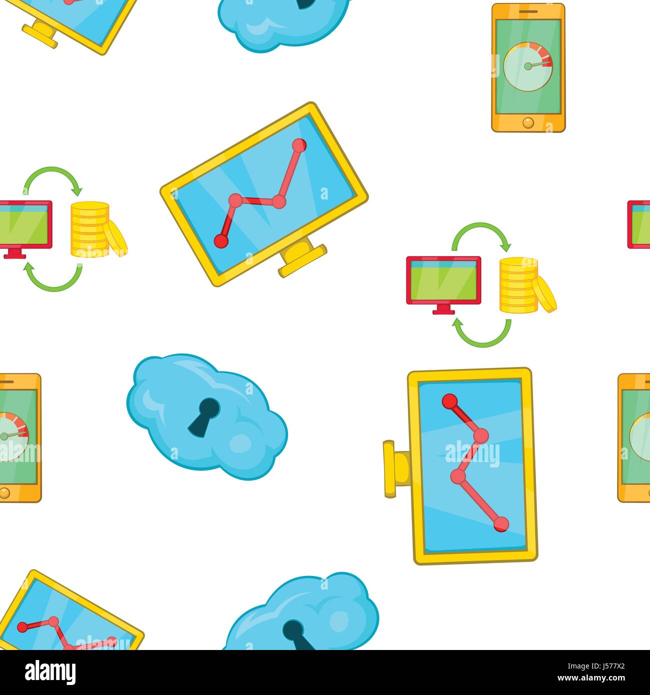 SEO promotion pattern, cartoon style Stock Vector Image & Art - Alamy