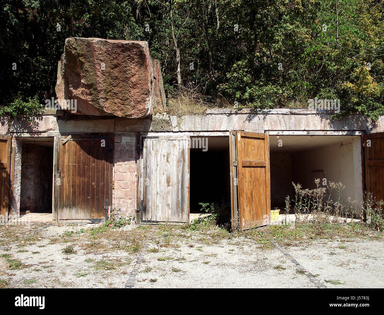garages for rent Stock Photo - Alamy
