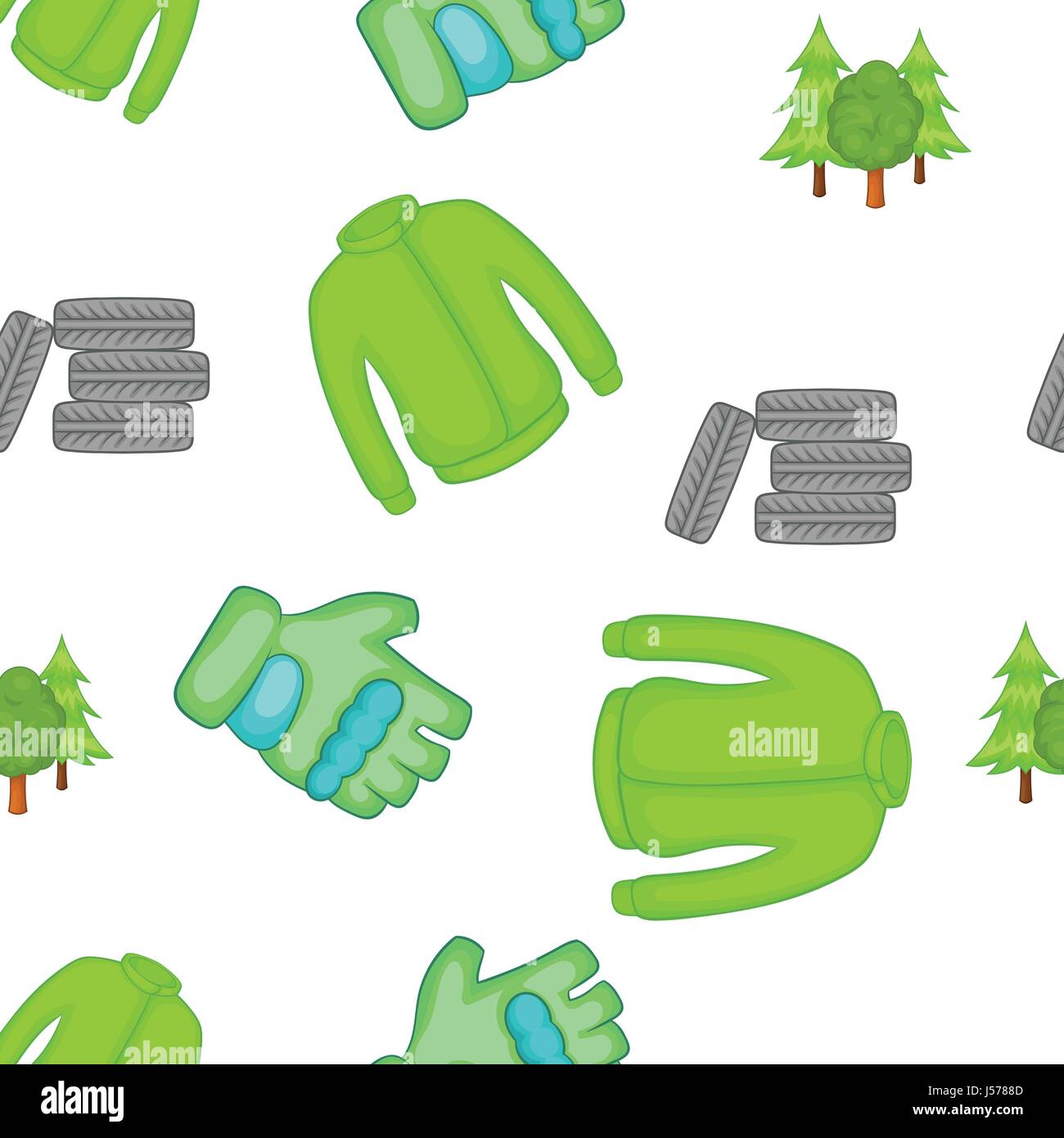 Competition paintball pattern, cartoon style Stock Vector Image & Art ...