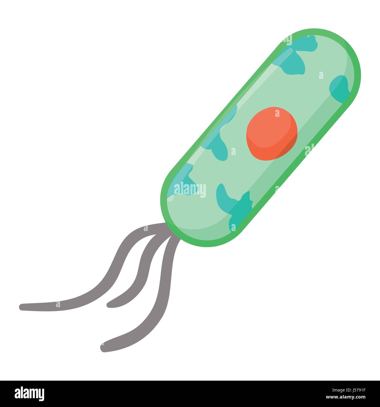 Microbe Icon Cartoon Style Stock Vector Image And Art Alamy