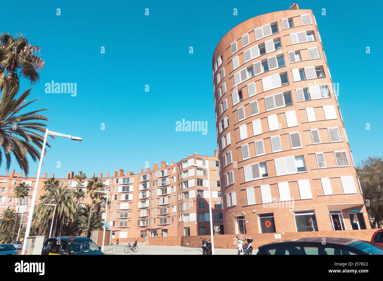 Blue Blue Barcelona Stock Photo - Alamy