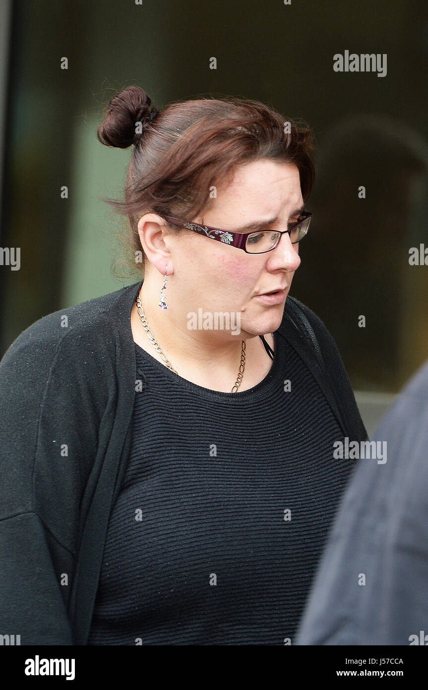 Jade Dunne arrives at Chelmsford Crown Court for sentencing after she pleaded guilty to being the owner of a dog dangerously out of control, resulting in death, at an earlier hearing when her American bulldog mauled to death a three-year-old boy, Dexter Neal. Stock Photo