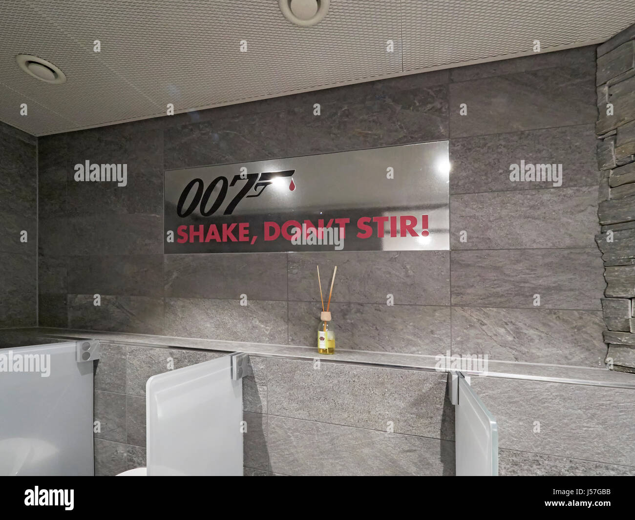 Switzerland the007 James Bond themed toilets in Piz Gloria the summit