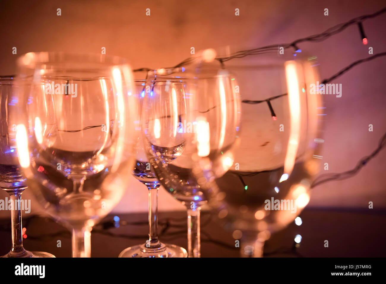 Wine glasses Stock Photo