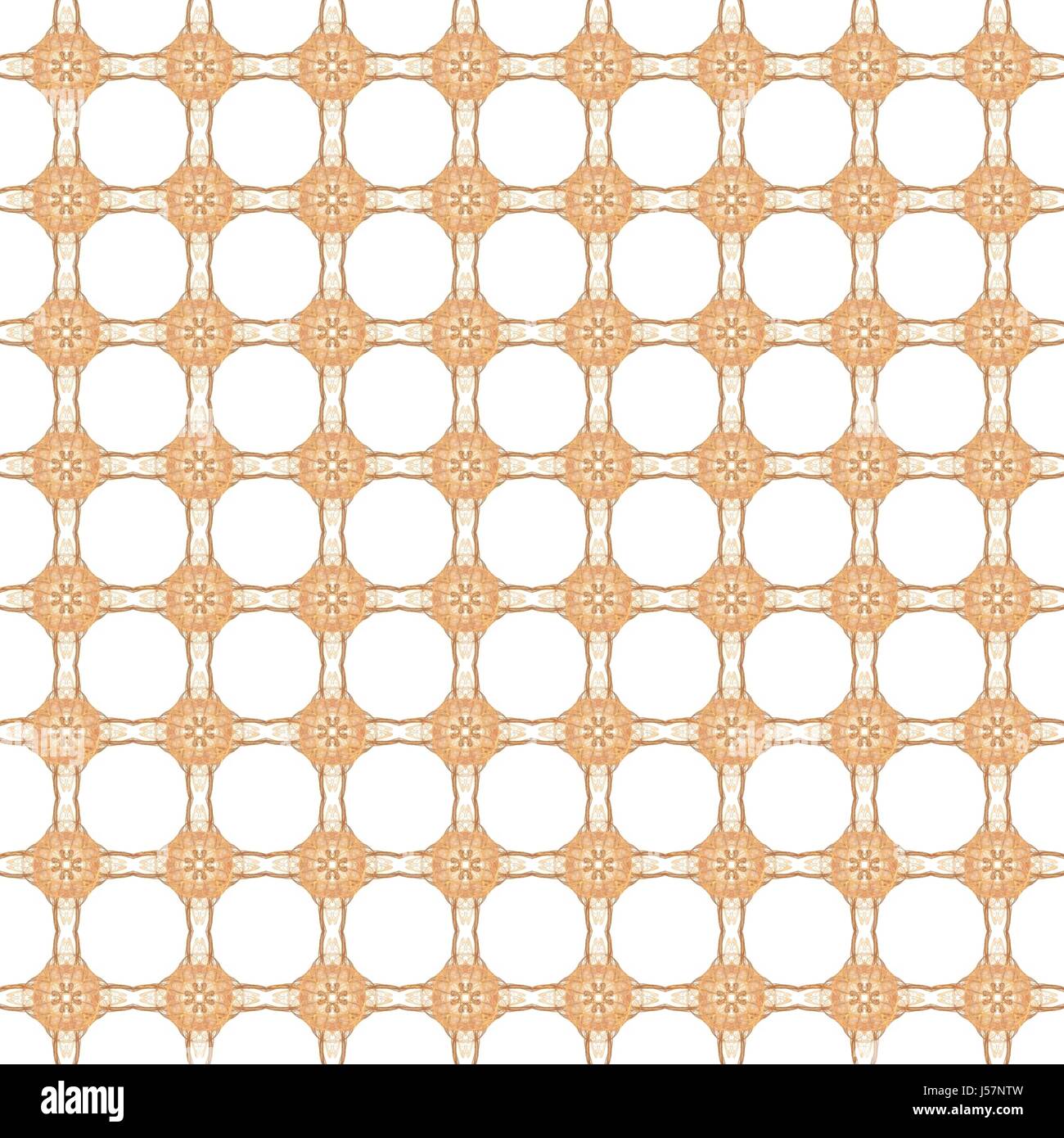 Seamless texture with 3D rendering abstract fractal orange pattern on a ...