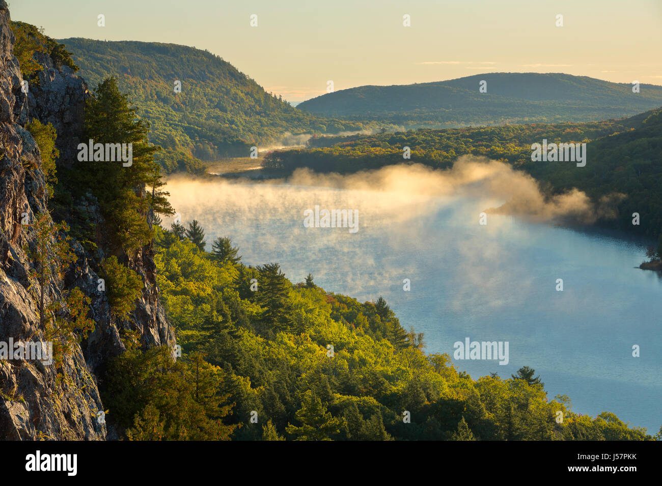 Porcupine Mountains Wilderness Lake of the Clouds view of the