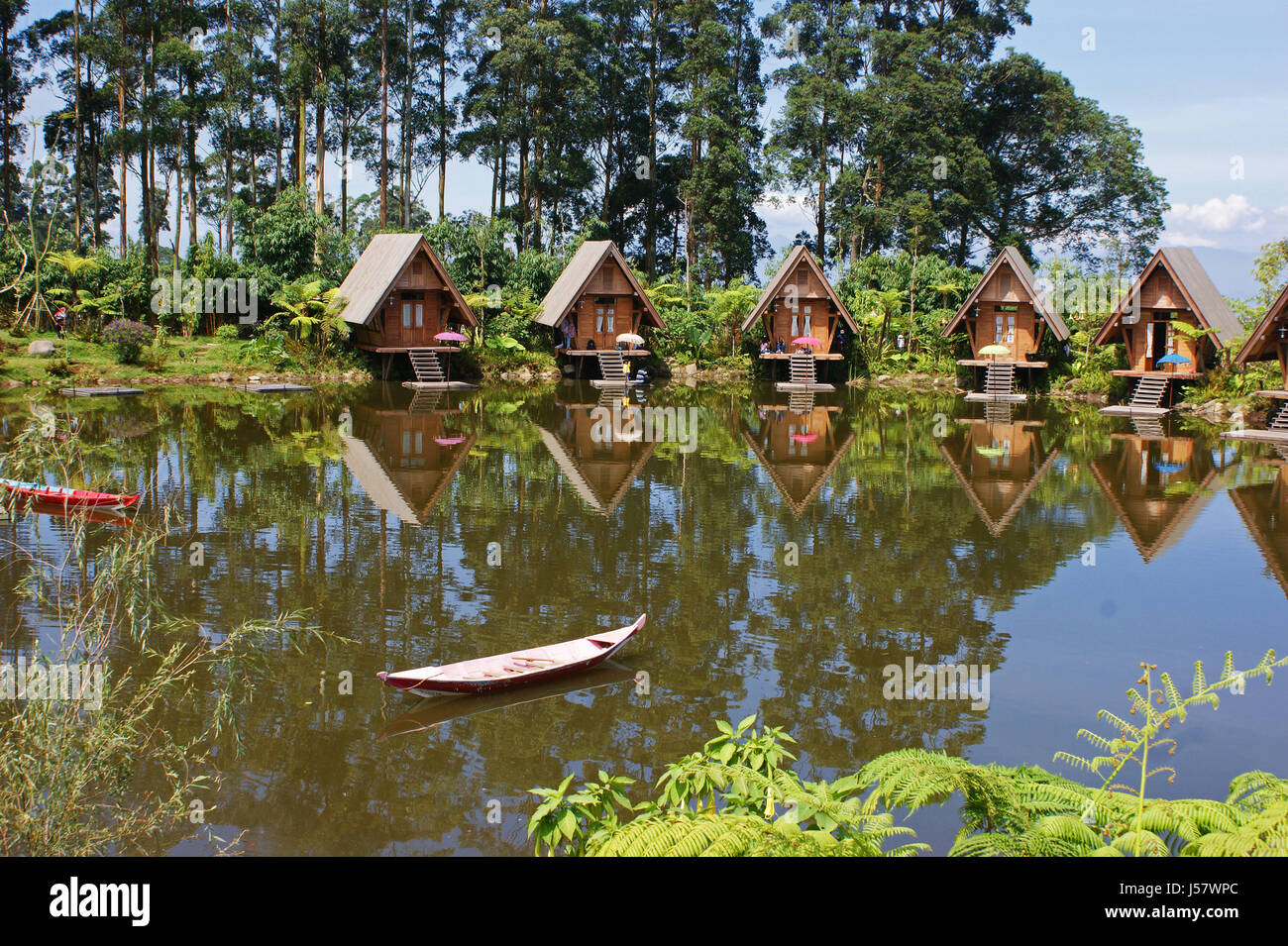 Dusun Bambu, Lembang, Bandung Stock Photo
