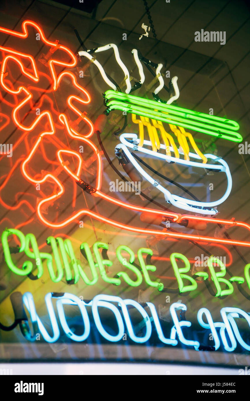 Orlando Florida,Colonial Drive,Little Vietnam,neon Chinese barbecue,BBQ