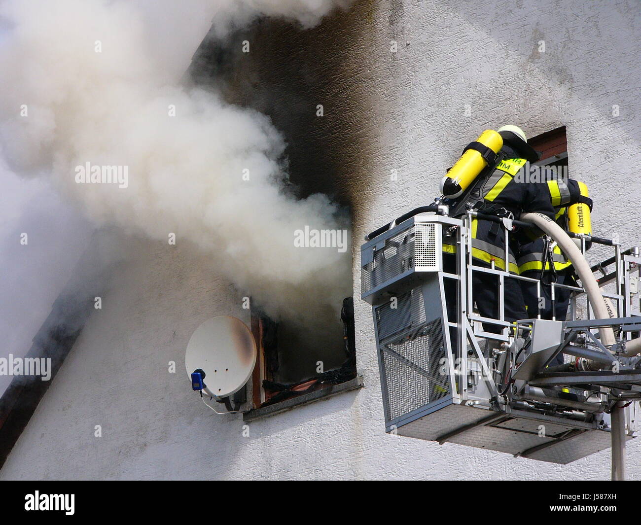 smoke smoking smokes fume fire conflagration fire brigade alarm ladder ...