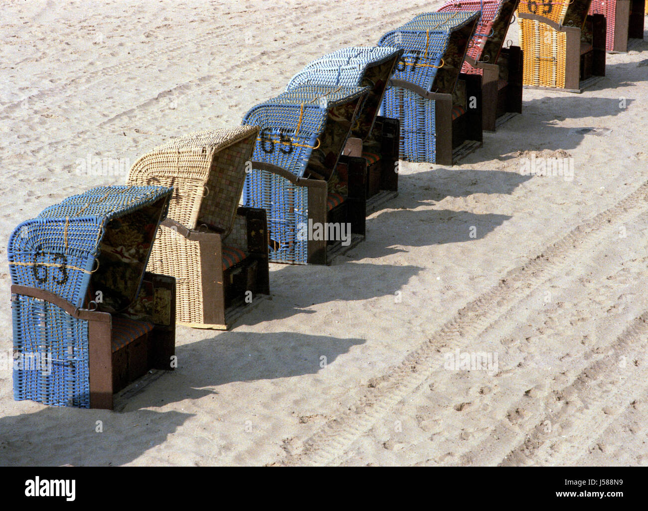 beach seaside the beach seashore berlin beach chair beach chairs germany german Stock Photo Alamy