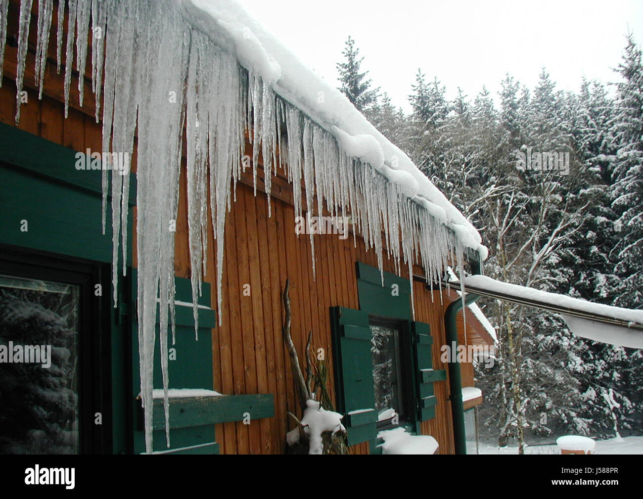 icicle in muehl quarter 02 Stock Photo