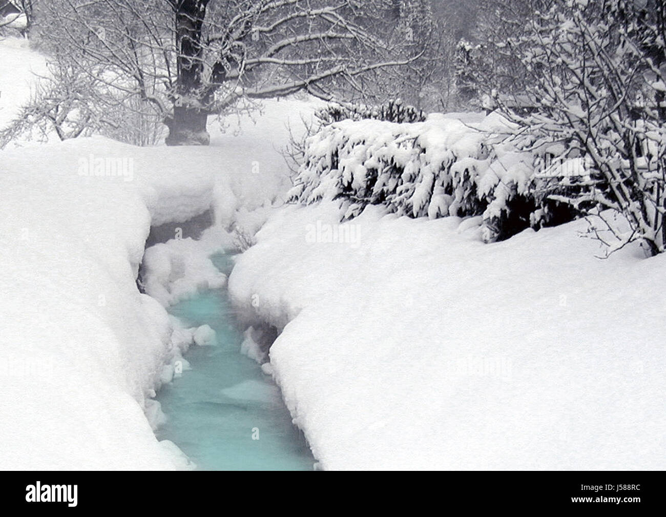 winter in gosau 04 Stock Photo