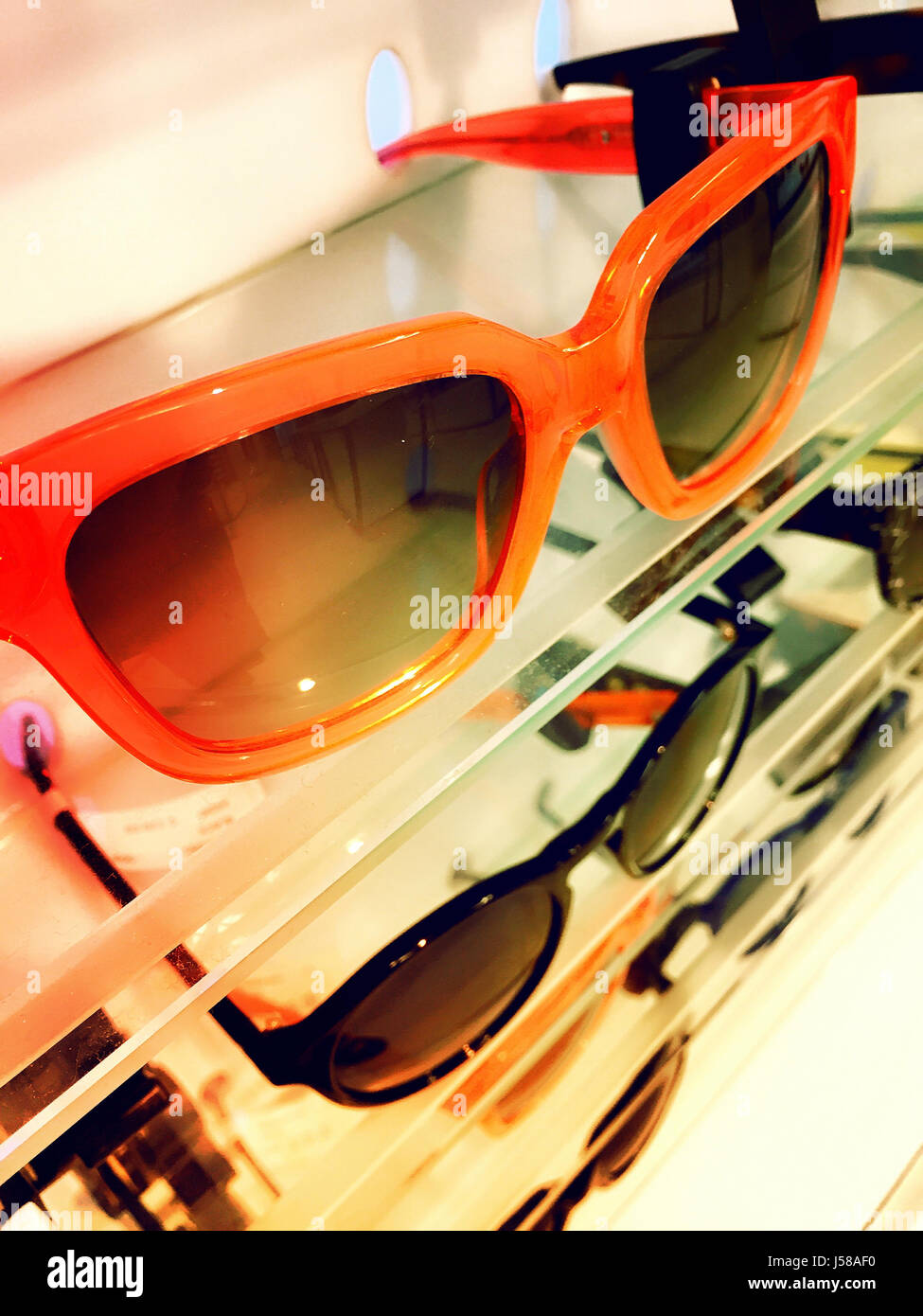 Ladies Sunglasses on Display, NYC, USA Stock Photo Alamy