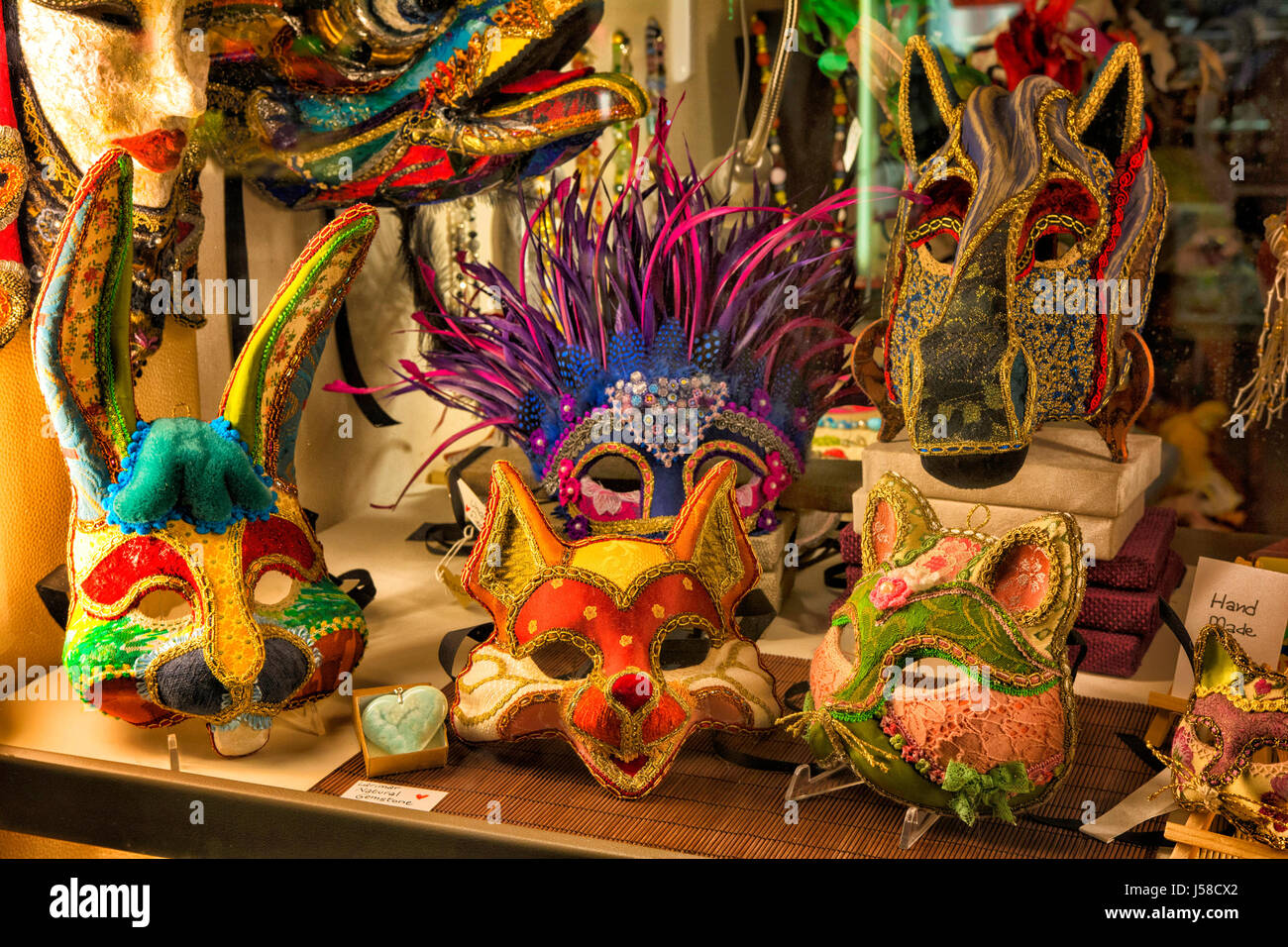 Venetian masks Stock Photo