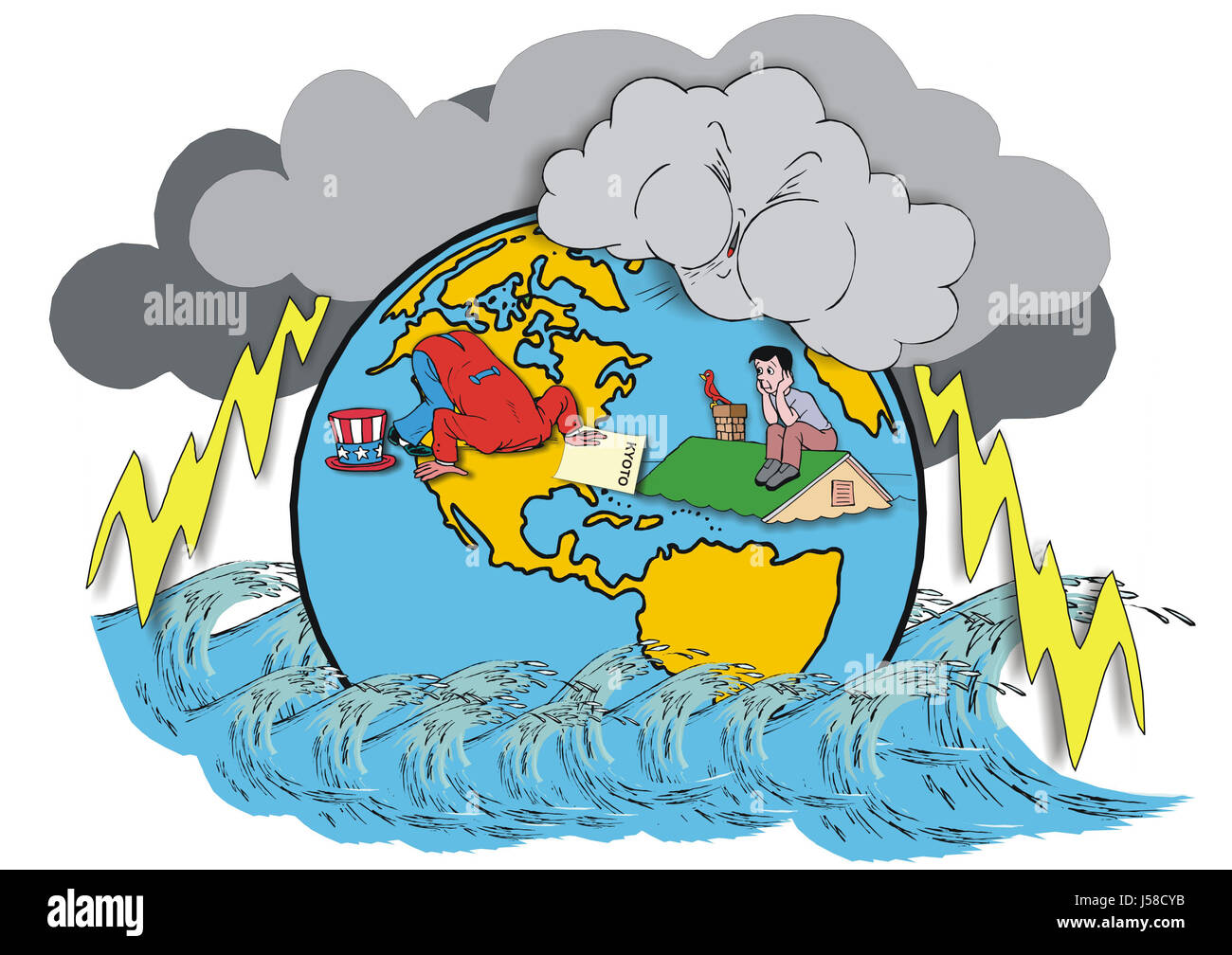 weather capers Stock Photo
