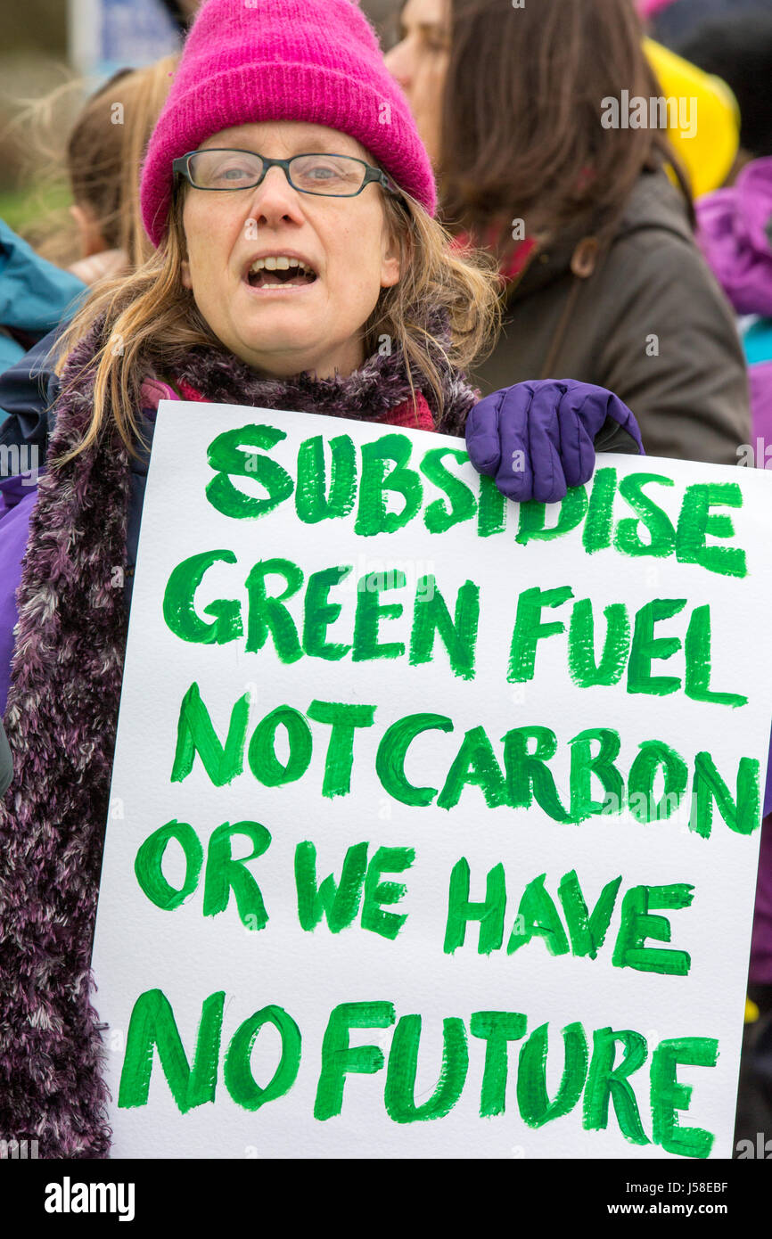 On Saturday 25th February 2017 an anti fracking protest rally was held ...
