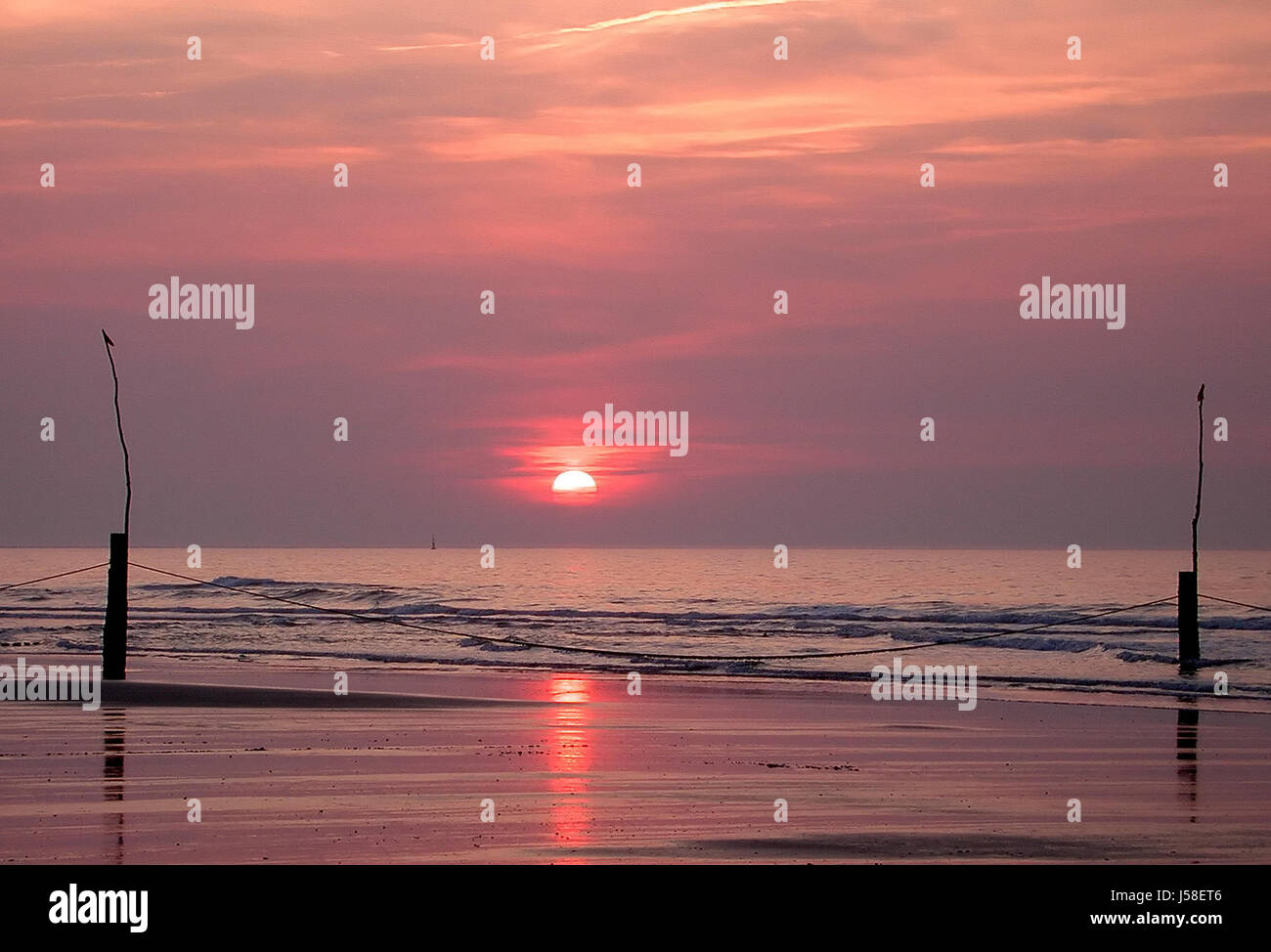 sunset beach seaside the beach seashore water north sea salt water sea ...