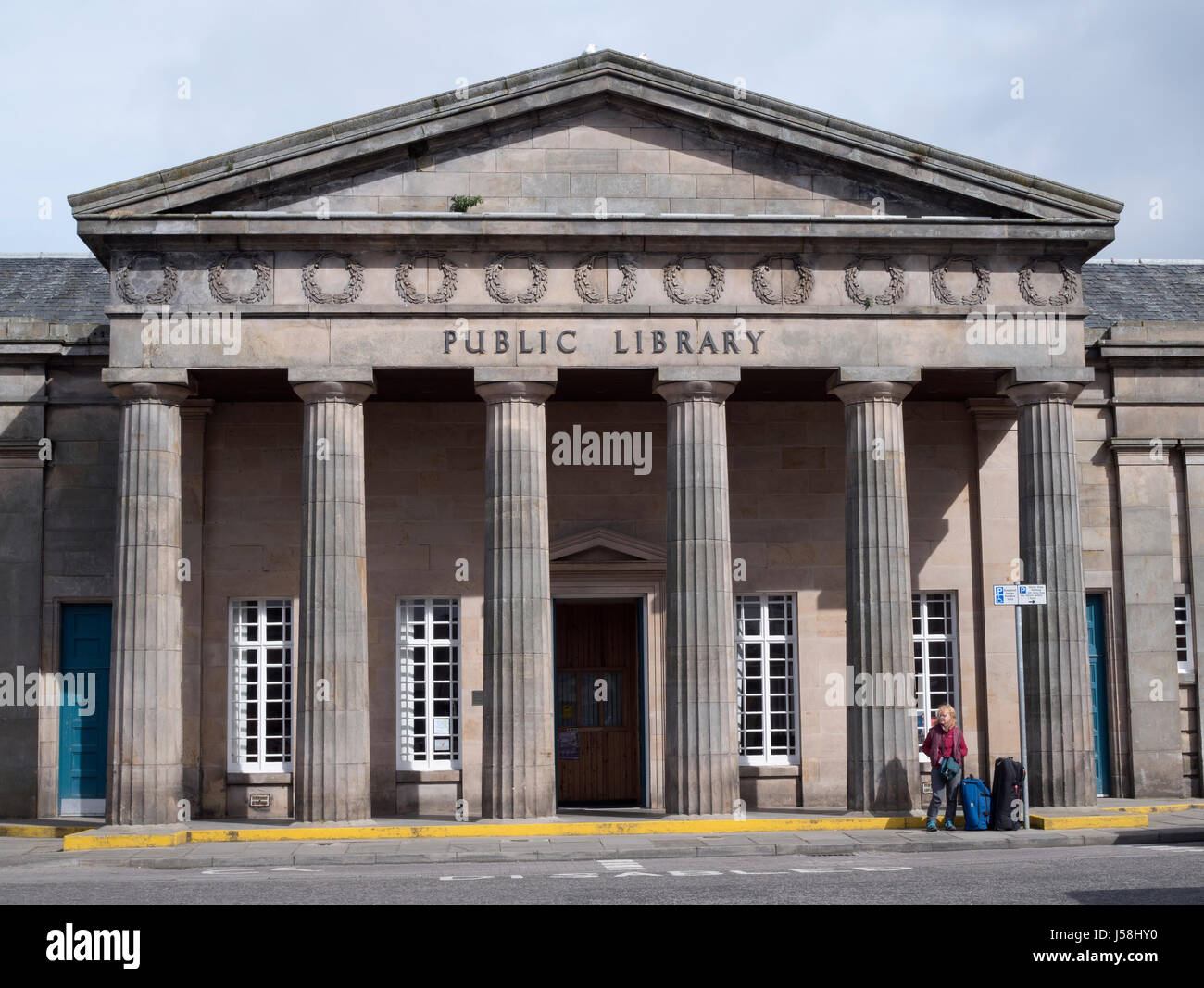 Public Library building, Inverness, Scotland, UK Stock Photo Alamy
