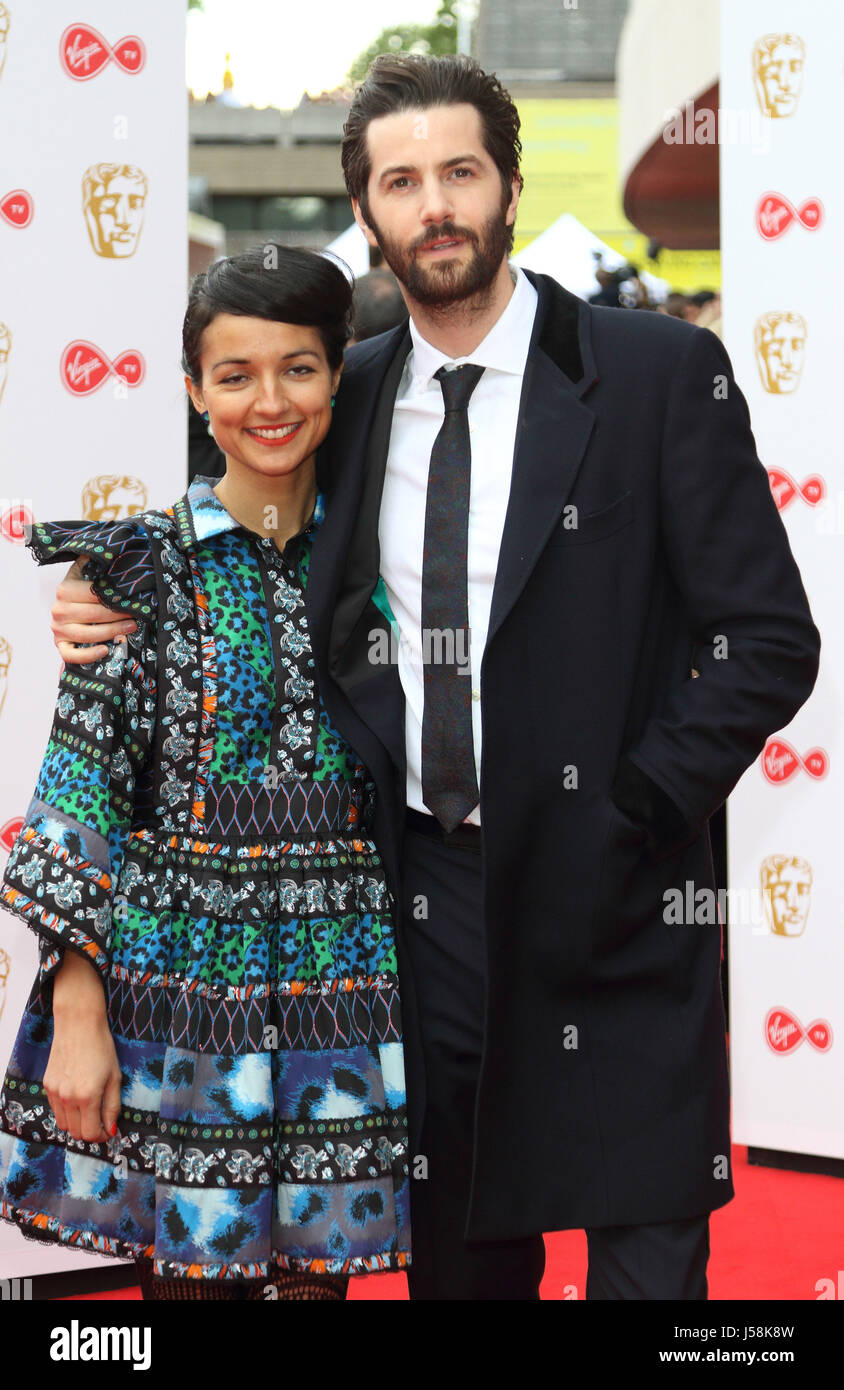 London, UK. Dina Mousawi and Jim Sturgess at Virgin TV British Academy