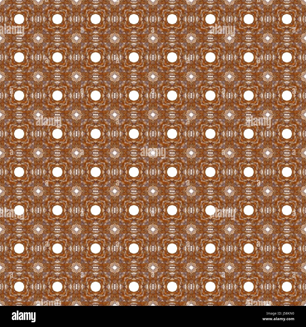 Seamless texture with 3D rendering abstract fractal orange pattern on a ...