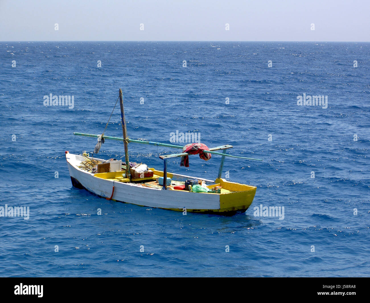 fishing boat in the red sea Stock Photo - Alamy