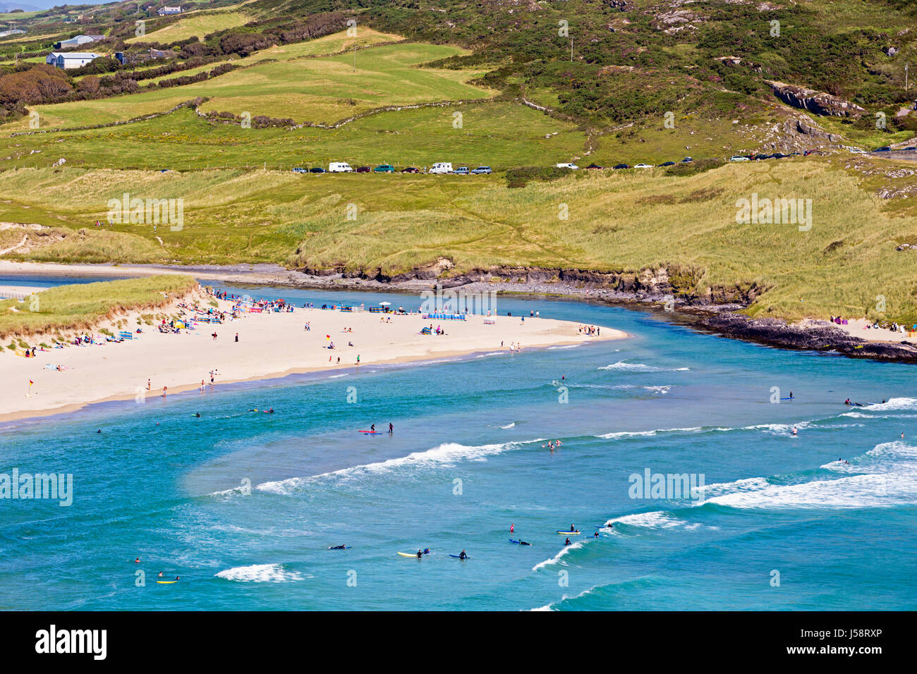 Barleycove beach, aka Barlycove beach, Wild Atlantic Coast, County Cork, Republic of Ireland.  Eire. Stock Photo