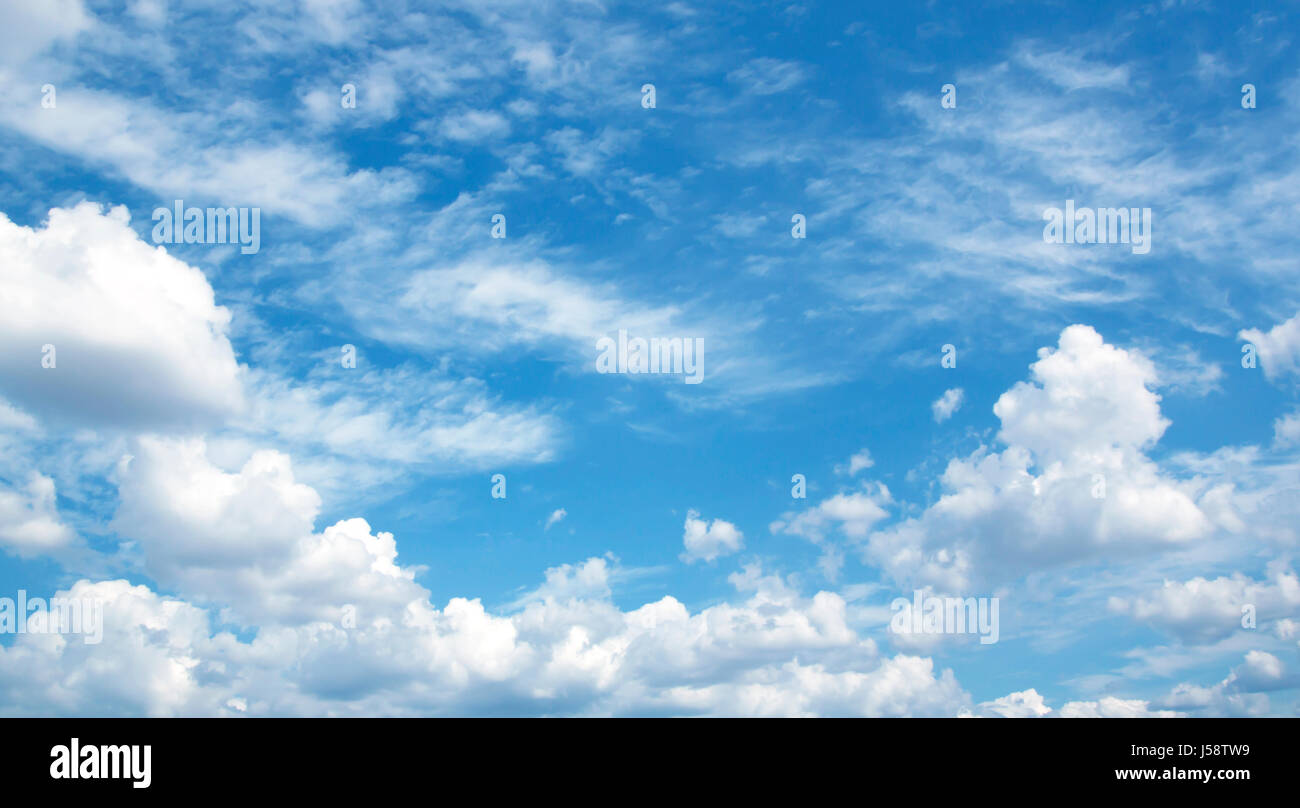 Blue sky white clouds Abstract nature background Stock Photo - Alamy