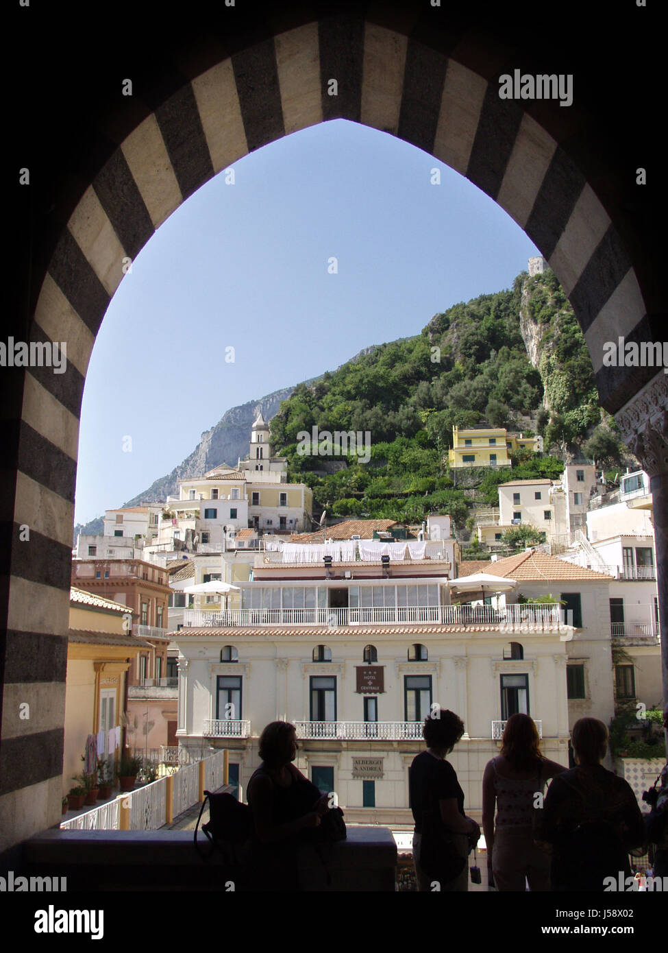 view in amalfi Stock Photo