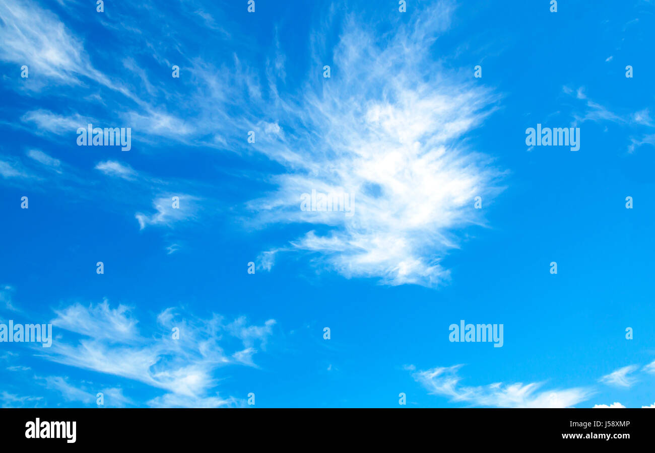 Blue sky white clouds Abstract nature background Stock Photo - Alamy