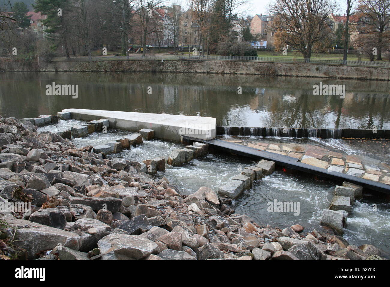 intake of fish ladder ii Stock Photo - Alamy