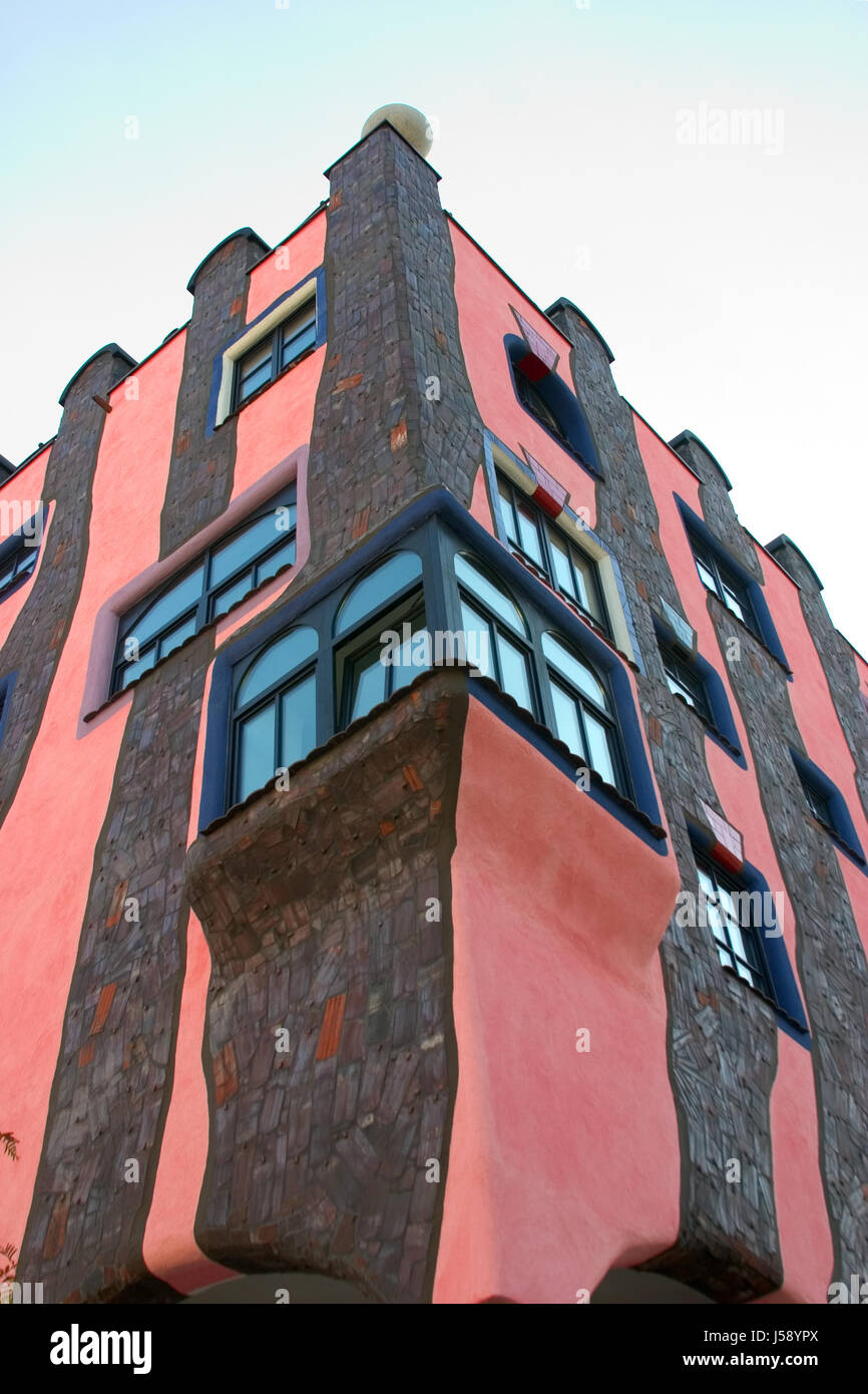 house building architectural art work of art modern modernity coloured