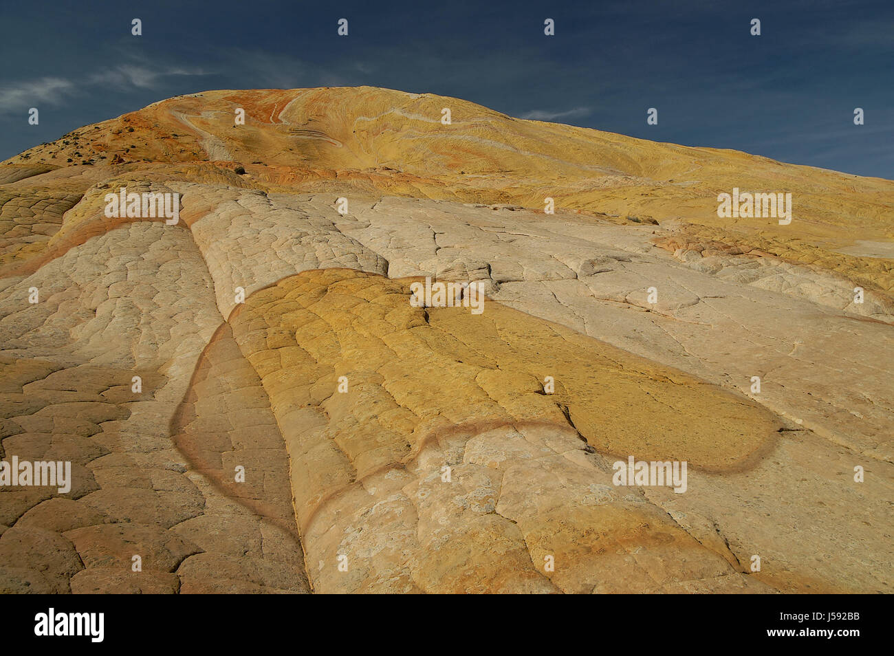 blue usa rock sandstone structures colour denes orange firmament sky