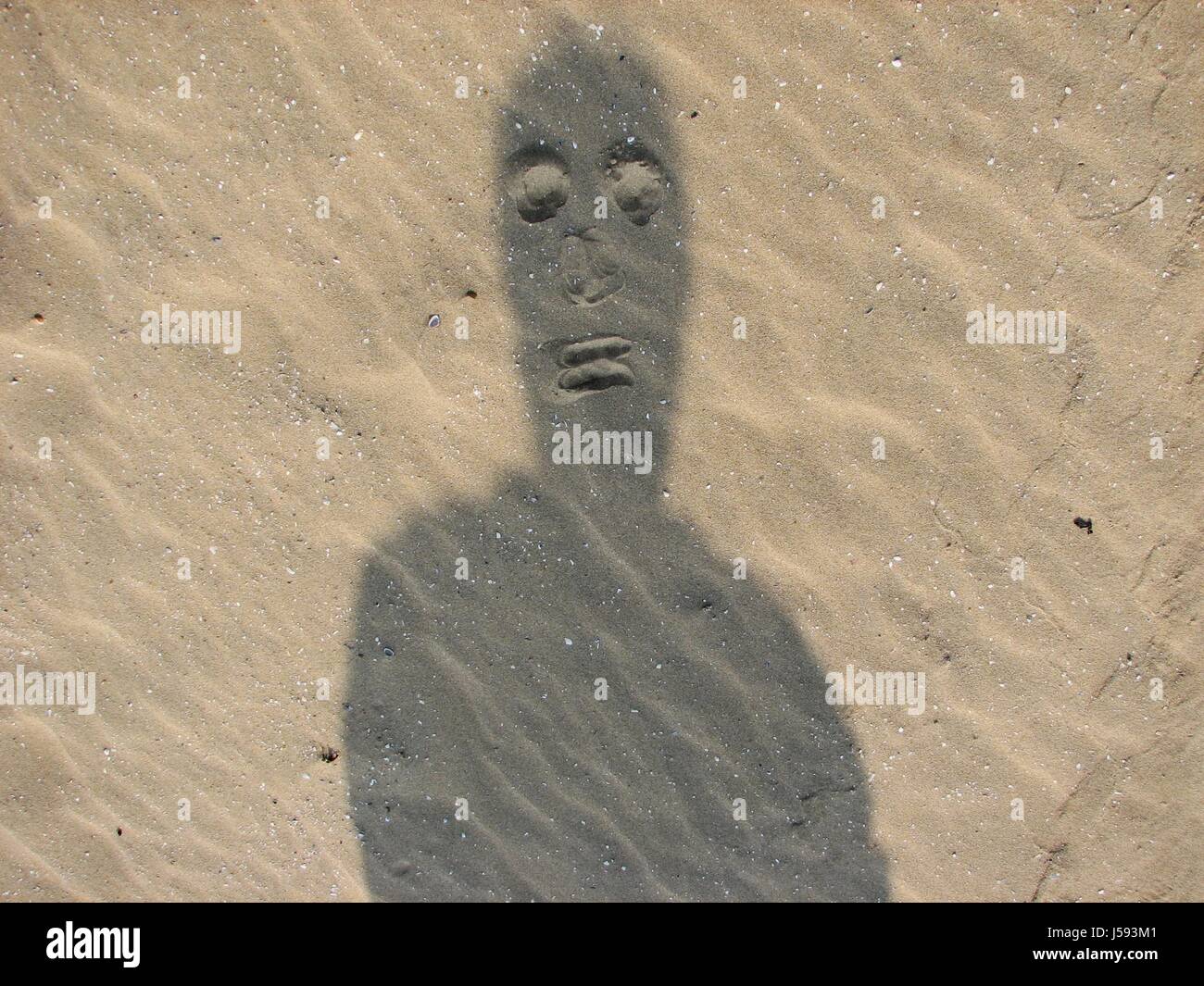 beach ghost Stock Photo