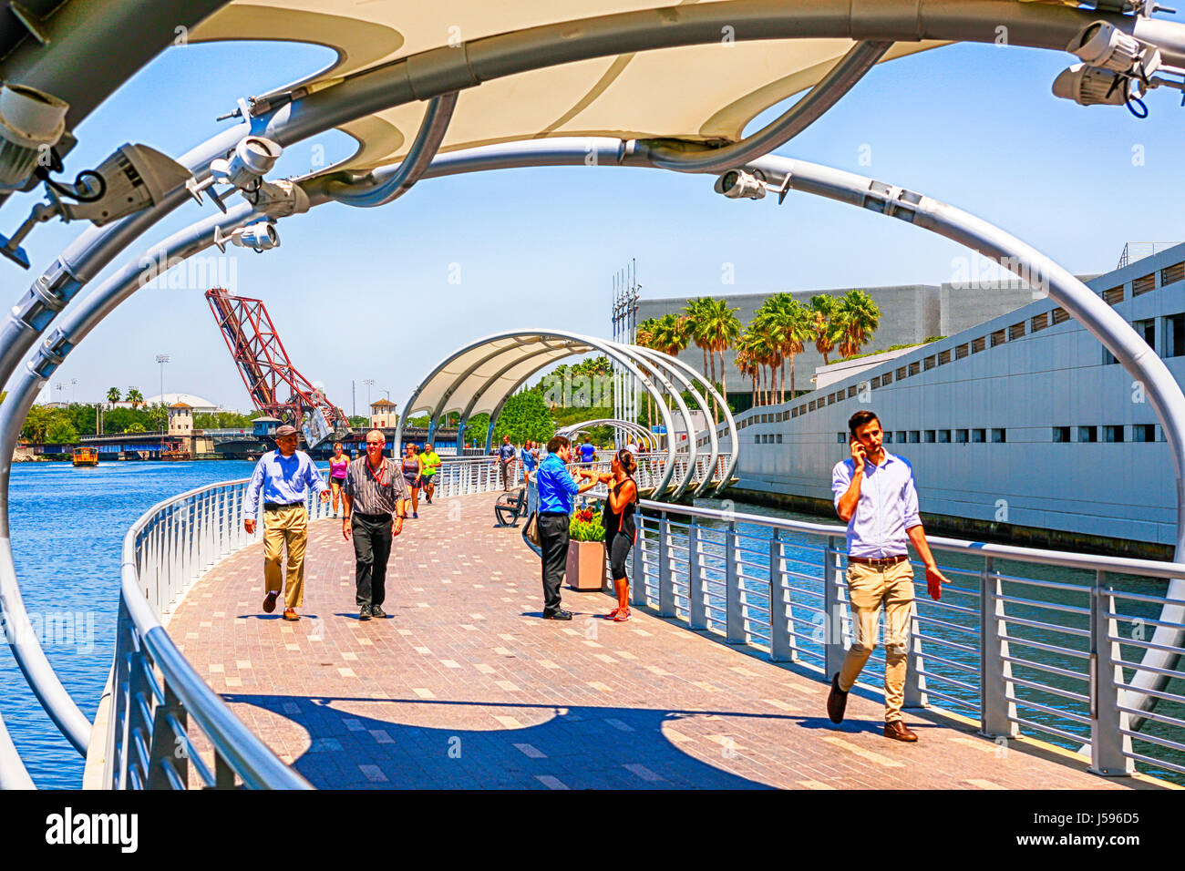 Tampa riverwalk hires stock photography and images Alamy