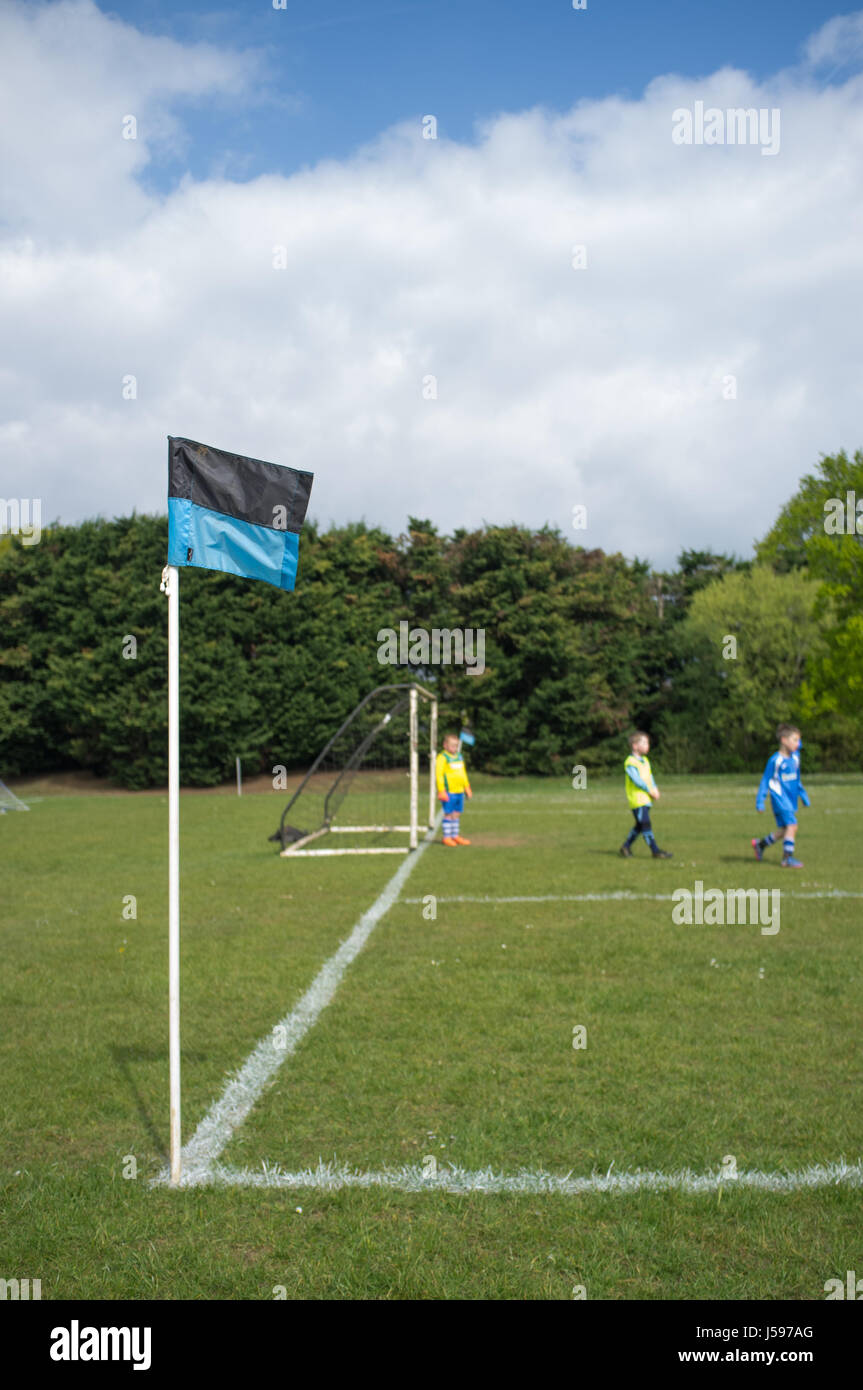 Football Corner Flag Stock Photo Alamy