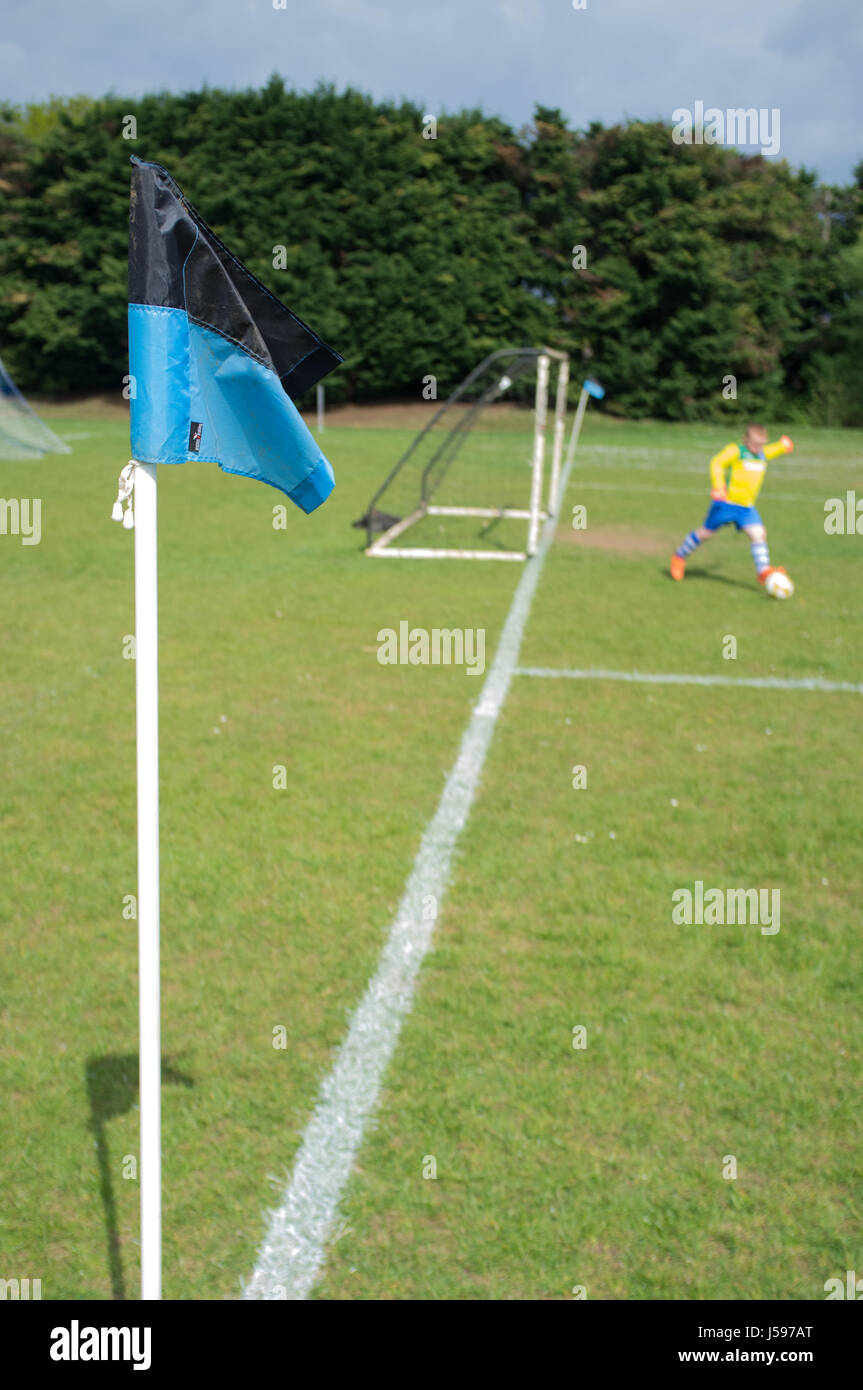 Football Corner Flag Stock Photo Alamy