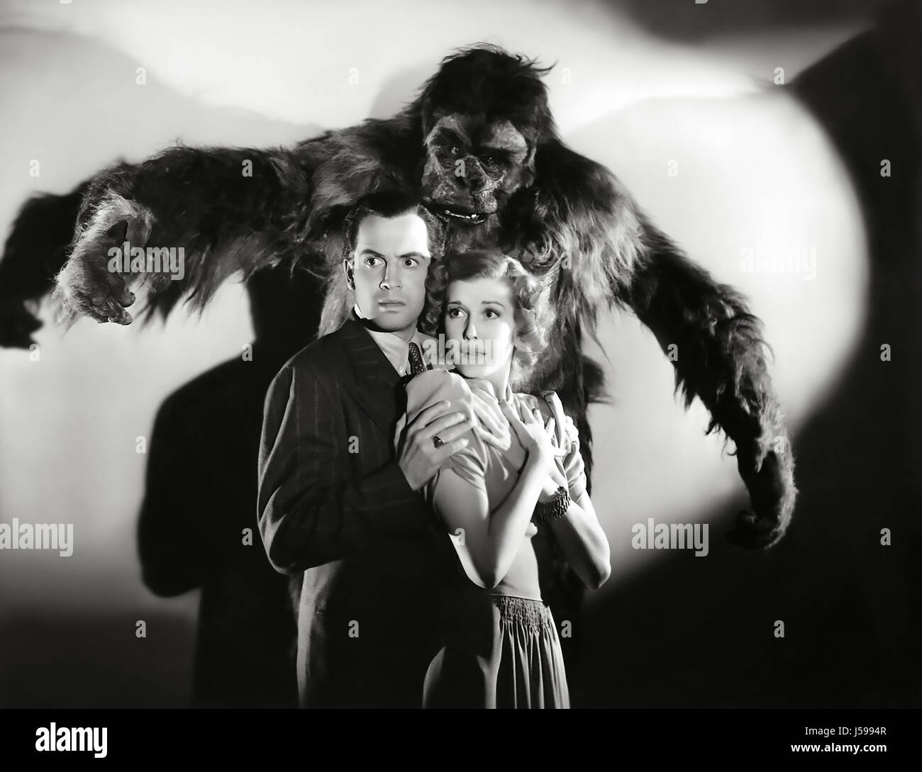 THE GORILLA 1939 20th Century Fox film with Anita Louise, Edward Norris and Art Miles as the THE GORILLA 1939 20th Century Fox film with Anita Louise, Edward Norris and Art Miles as the