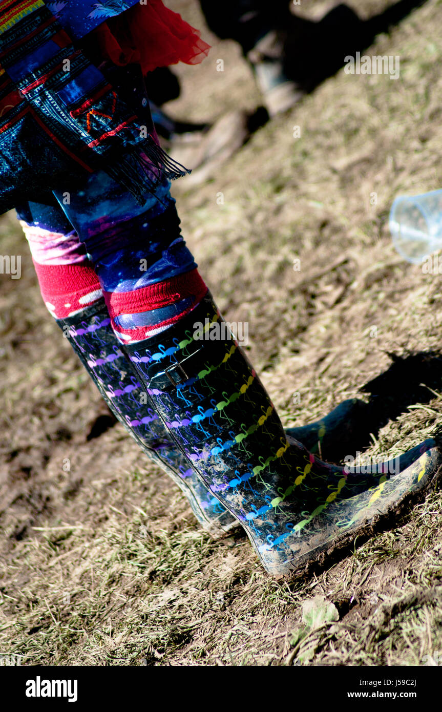 Enthusiastic Music Rock Festival Fans Audience Participation Summer