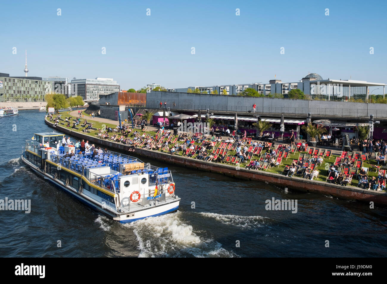 Berlin Riverside Berlin spree rive hi-res stock photography and images - Alamy