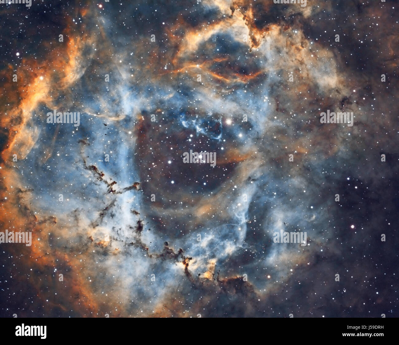 Rosette Nebula Stock Photo