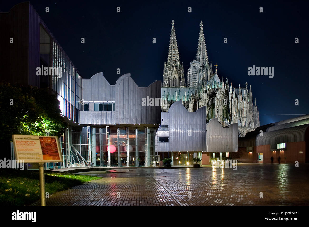 city town concert cologne rhine old town style of construction architecture Stock Photo