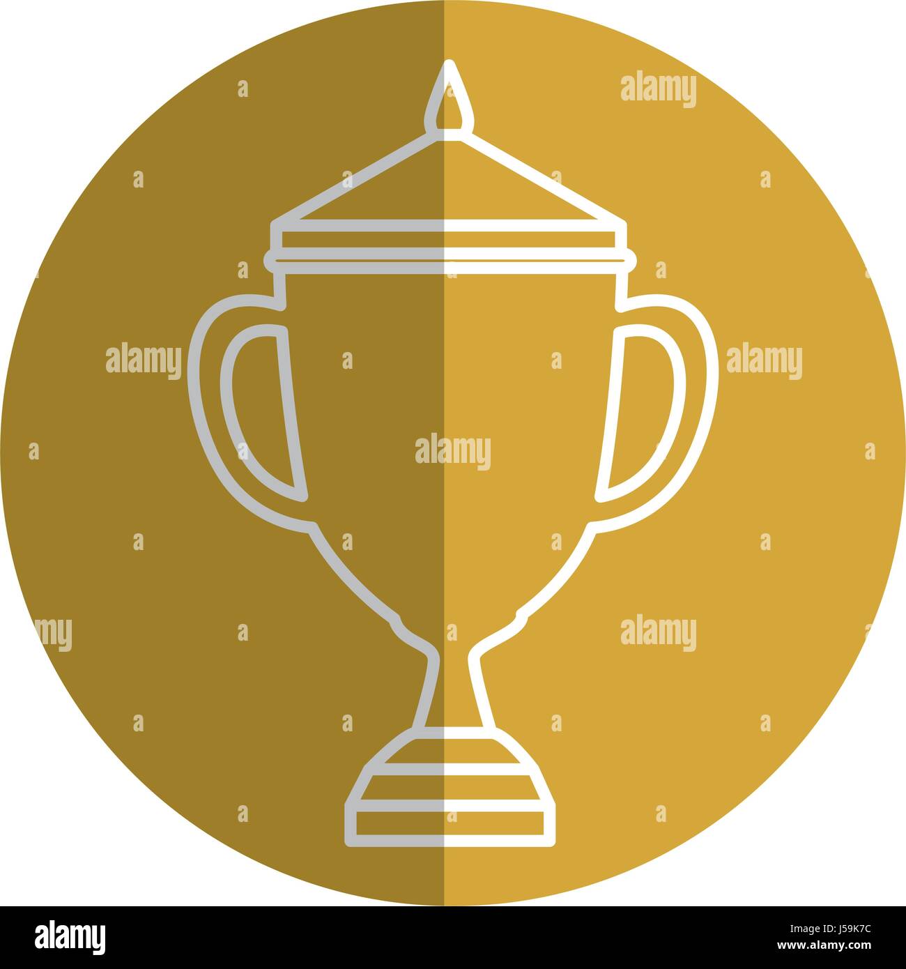 trophy cup isolated icon Stock Vector Image & Art - Alamy