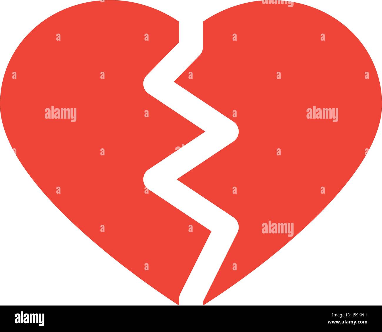 Broken heart emoji hires stock photography and images Alamy