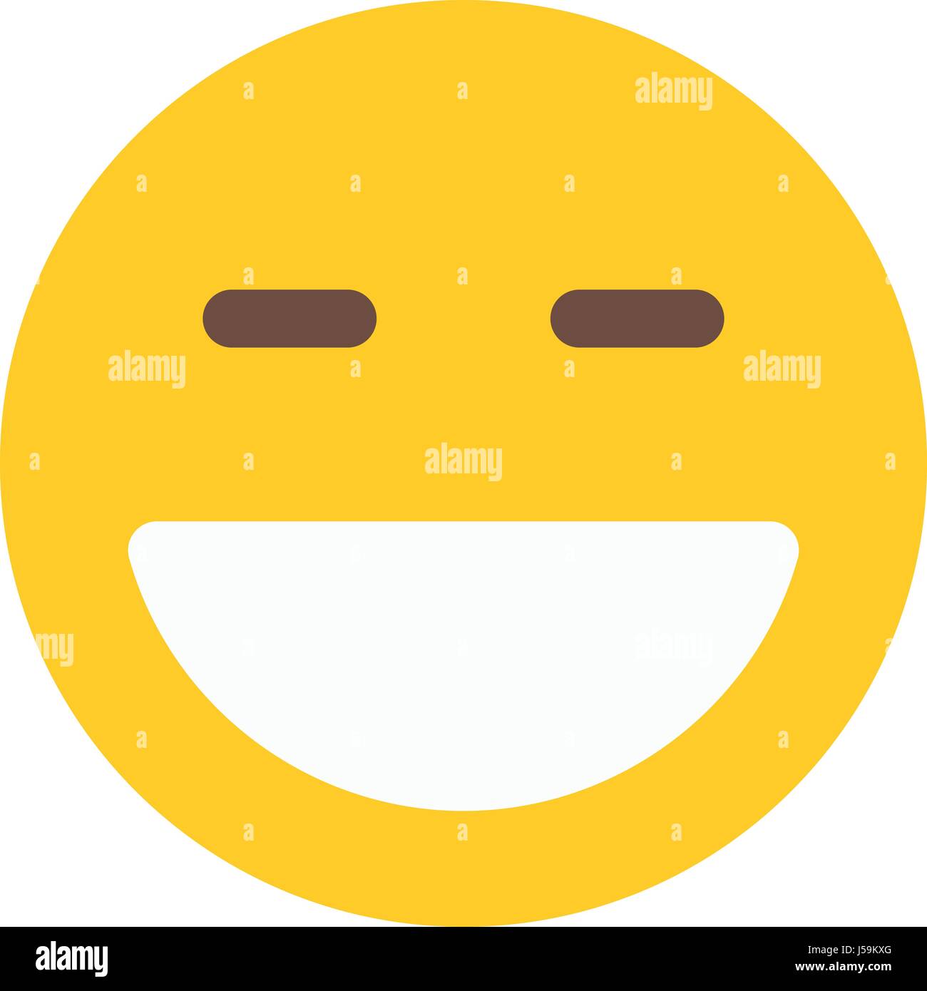 grinning emoji with closed eyes Stock Vector Image & Art - Alamy