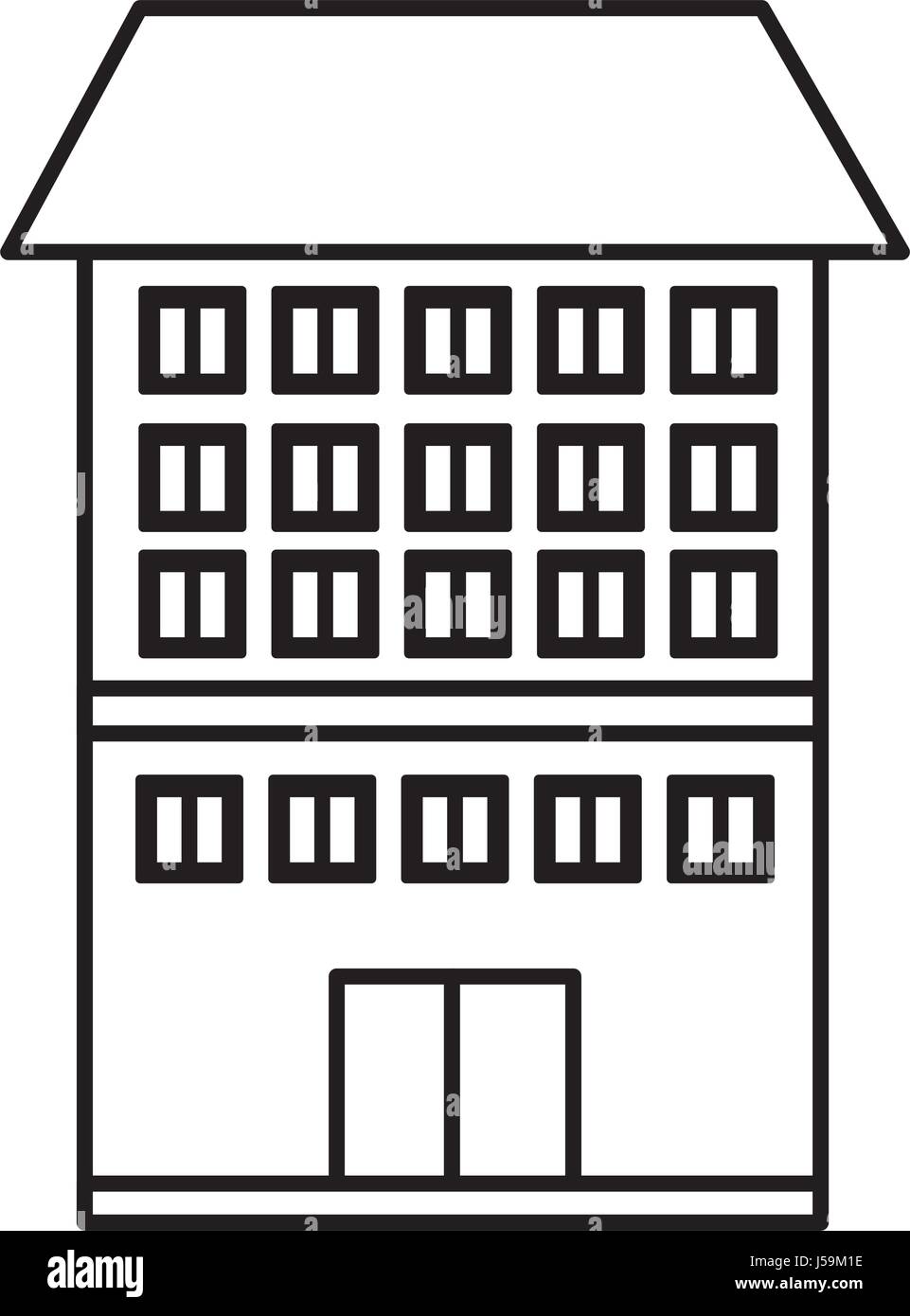 building exterior isolated icon Stock Vector Image & Art - Alamy