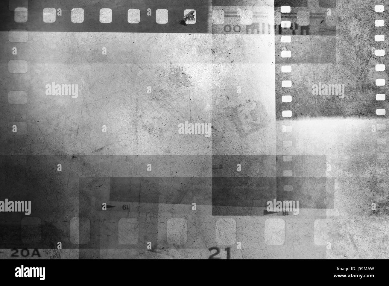 Overlapping film negative frames background Stock Photo Alamy