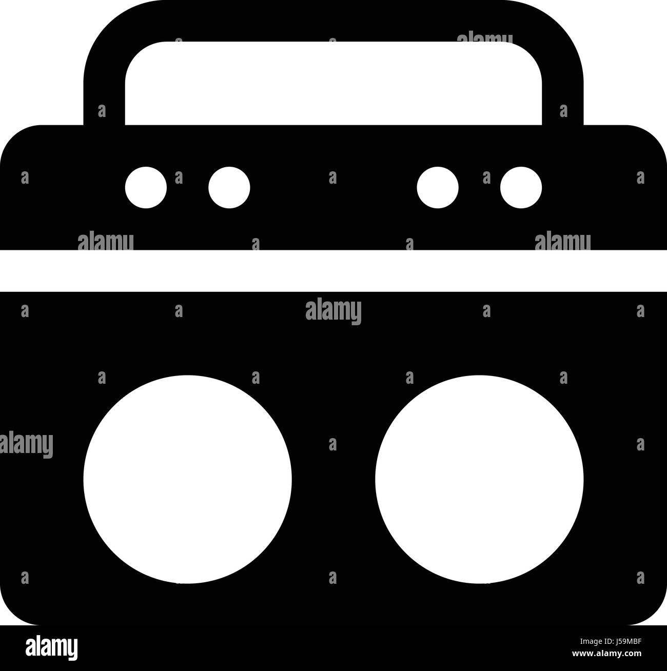 Boombox Black and White Stock Photos & Images - Alamy