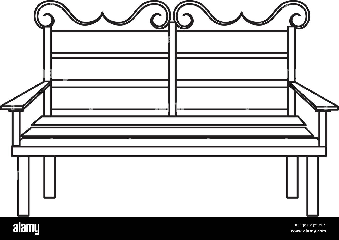 chair park isolated icon Stock Vector Image & Art Alamy